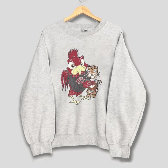 Vintage University of South Carolina Gamecocks Sweatshirt, Retro NCAA Gamecocks - Picture 1 of 2